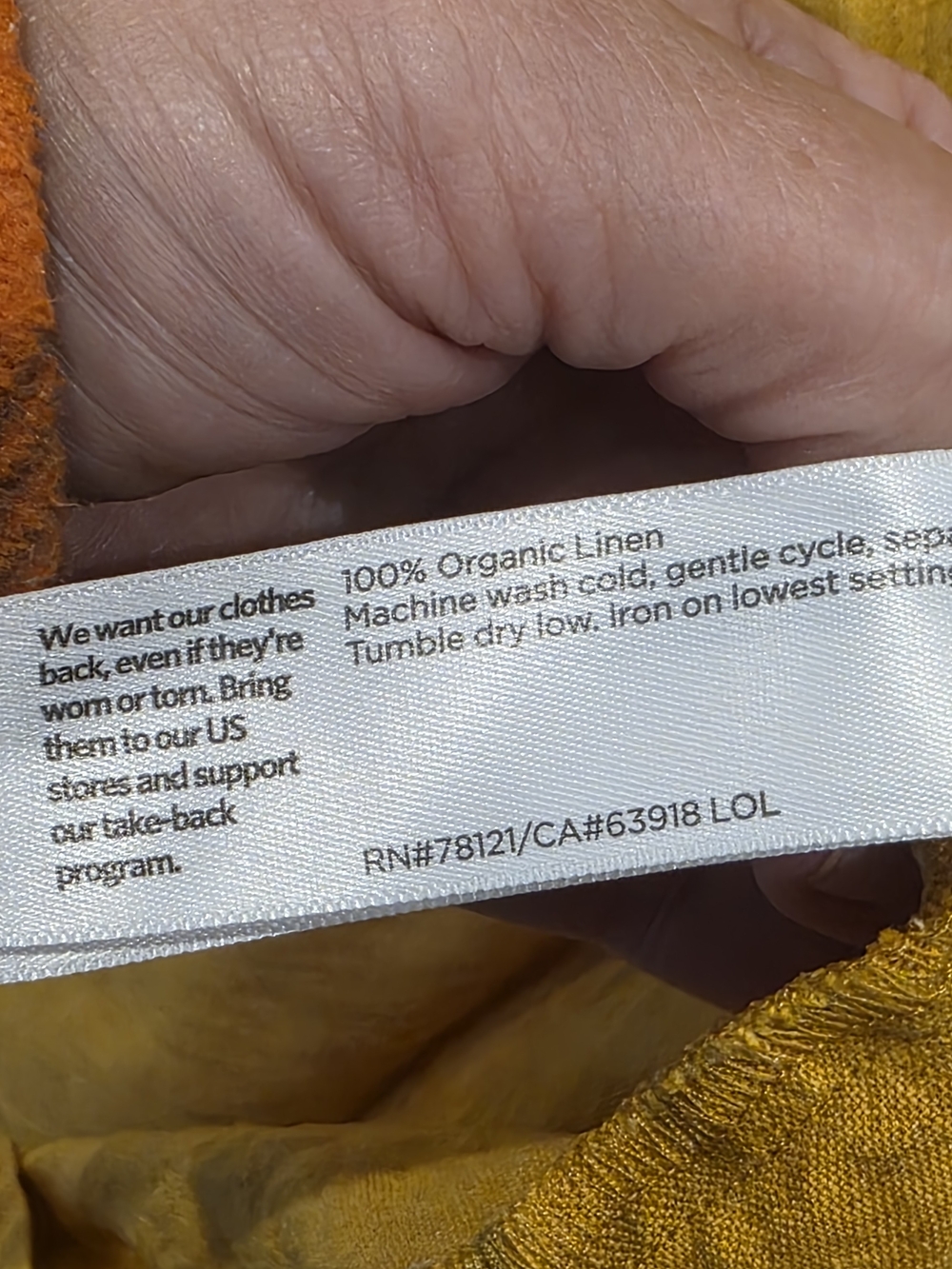 EILEEN FISHER Washed-Organic-Linen Délavé Cap-Sleeve Dress - Picture 7 of 8